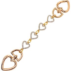 VeekyVicky Purse Strap Extender for Handbag Bag, Chain Strap Replacement Extension - Four Leaf Clover Good Luck Charm White in Kuwait