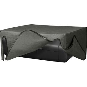 kwmobile Dust Cover Compatible with Canon PIXMA TR150 - Printer Case - Fabric Protector Cover - Dark Grey