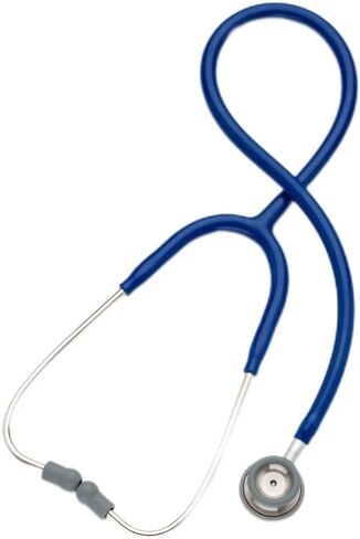 سماعة الطبيب Welch Allyn 5079-291 الاحترافية للأطفال، زرقاء، قطعة صدر مزدوجة الرأس، أنبوب لومين واحد، 28 بوصة in Kuwait
