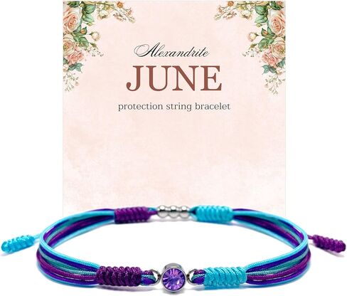 Birth Stone Bracelet, Luck and Protection Tibetan Bracelet, Surfer String Wrap for Him and Her, Friend, Best Inspirational Gift For Grandma Mother's Day Gift in Saudi Arabia