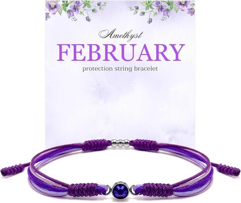 Birth Stone Bracelet, Luck and Protection Tibetan Bracelet, Surfer String Wrap for Him and Her, Friend, Best Inspirational Gift For Grandma Mother's Day Gift in Saudi Arabia