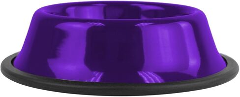 Platinum Pets Embossed Non-Tip Stainless Steel Cat/Dog Bowl in Saudi Arabia