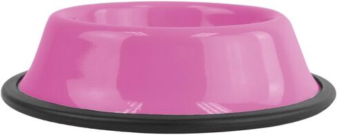 Platinum Pets Embossed Non-Tip Stainless Steel Cat/Dog Bowl in Saudi Arabia