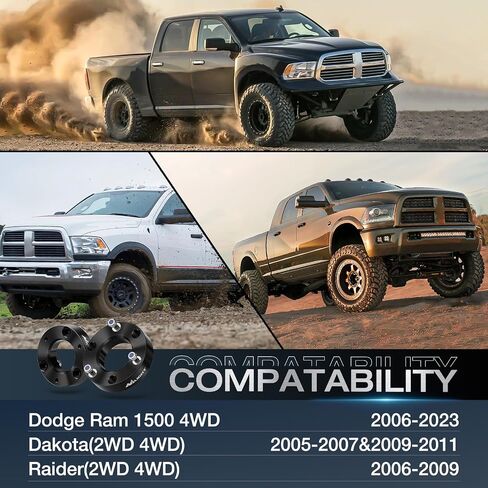 Nilight 2" Front Leveling Kit Compatible with Dodge Ram 1500 4WD 2006-2023,2 Inch Strut Spacers Leveling Lift Kits 2007 2008 2009 2010 2011 2012 2013 2014 2015 2016 2017 2018 2019 2020 2021 2022 2023 in Saudi Arabia