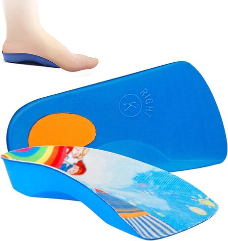 Arch Support Insole for Kids Shoes, 3/4 Orthotic Shoes Inserts for Children’s Heel Pain, Flat Feet, Plantar Fasciitis, Pronation in Saudi Arabia