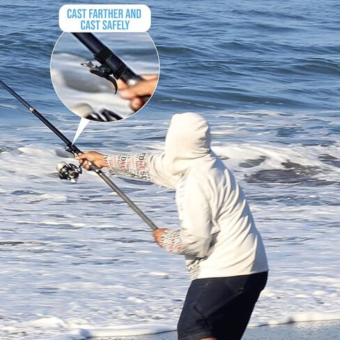 الصيد البحري الصب الزناد بكرة ثابتة الصب المساعدة يلقي مدفع تصفح الصيد الزناد الأمن حامي الإصبع تصفح معدات الصيد للقطب قضيب الشاطئ تصفح الصيد معالجة in Kuwait