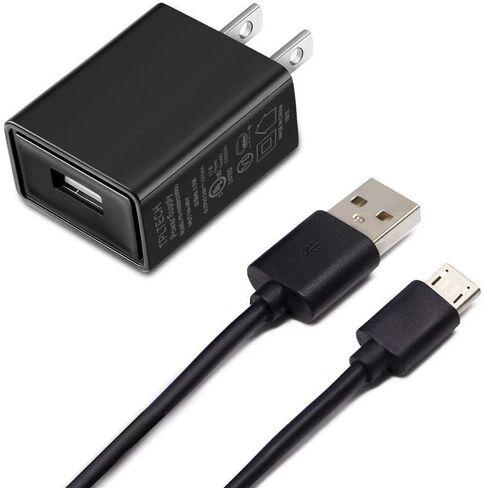 شاحن حائط USB متوافق مع Rapid Galaxy J8 J7 J6 J6+، J5 J4 J4+ J3/J2 J1/Prime/Pro، J7 Sky Pro، 2018 2017 2016، S6 S7/Edge، Q6/K7/K30، Nexus 6/5، Moto G5S Plus /G5/G4/E4، سلك بطول 5 أقدام in Kuwait