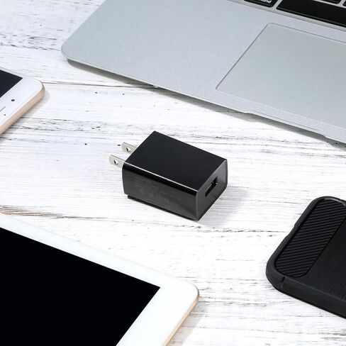 شاحن حائط USB متوافق مع Rapid Galaxy J8 J7 J6 J6+، J5 J4 J4+ J3/J2 J1/Prime/Pro، J7 Sky Pro، 2018 2017 2016، S6 S7/Edge، Q6/K7/K30، Nexus 6/5، Moto G5S Plus /G5/G4/E4، سلك بطول 5 أقدام in Kuwait