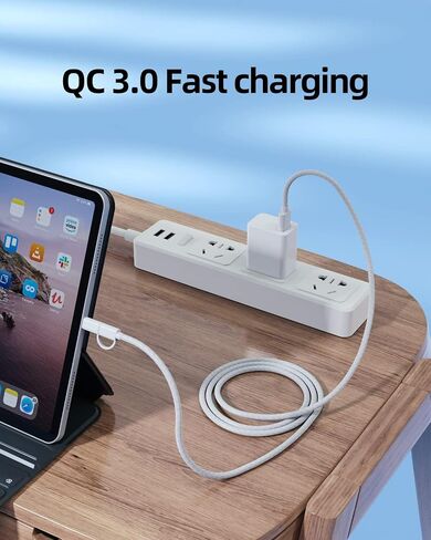 شاحن هاتف أندرويد سريع 18 واط سريع 3.0 مناسب لموتورولا موتو G4 G5 G5S G6 G7 G8 Z Z2 Z3 Z4 X4 E4 E5 E6 Nexus 6 Plus Play Force Type USB C محول سلك الطاقة in Saudi Arabia