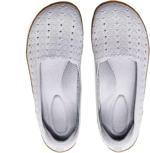 Women's Wide Toe Box Flats Shoes Ballet Flat | Knit Mesh Slip-on Shoes, Wide Width Walking Shoes, Comfort, Dressy in Saudi Arabia