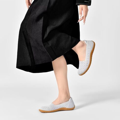 Women's Wide Toe Box Flats Shoes Ballet Flat | Knit Mesh Slip-on Shoes, Wide Width Walking Shoes, Comfort, Dressy in Saudi Arabia