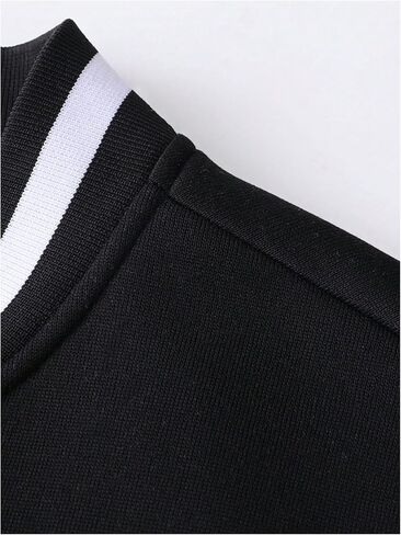 SOLY HUX Men's Varsity Jacket Letter Print Color Block Long Sleeve Baseball Jacket Coat in Saudi Arabia