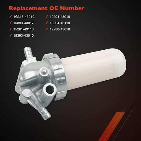 1G313-43010 مجموعة فلتر الوقود متوافقة مع Kubota D1105 D1305 D722 D782 D902 V1505 Z482 Z602 محرك K008 K008-3 حفارة B5100 B6100 B7100D B8200 يستبدل 15393-43017 in Saudi Arabia