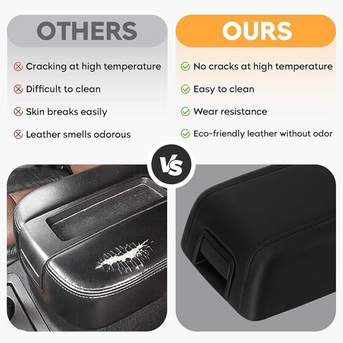 AEagle Center Console Cover Armrest Lids w/Base for 2004-2008 Ford F150, Black, Replaces ‎5L3Z1506024AAD in Saudi Arabia