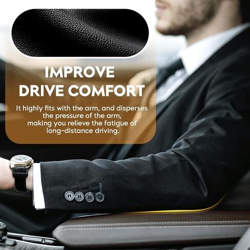 AEagle Center Console Cover Armrest Lids w/Base for 2004-2008 Ford F150, Black, Replaces ‎5L3Z1506024AAD in Saudi Arabia