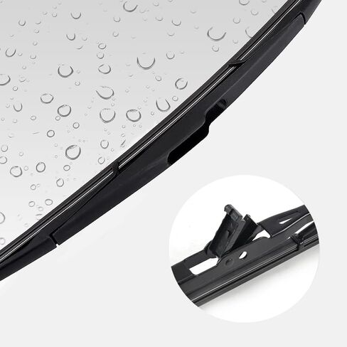 شفرة ممسحة الزجاج الأمامي الخلفية من AUCERAMIC مع مجموعة ذراع تناسب 2011-2019 Dodge Grand Caravan، 2011-2016 Chrysler Town Country 3.6l Snap Claw Wiper ذراع ممسحة استبدال OEM # 55077097AC،42783،68102356AA in Kuwait