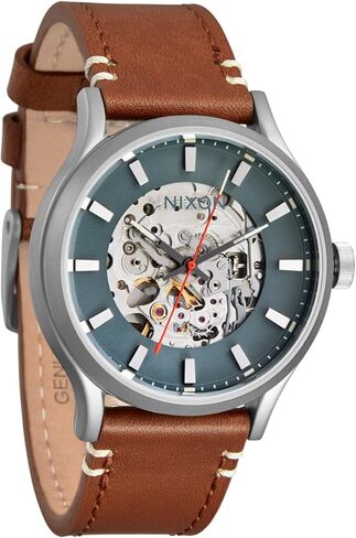 ساعة نيكسون سبكترا جلدية A1372-100m أوتوماتيكية للرجال مقاومة للماء (وجه 40 ملم، سوار جلد طبيعي مدبب 20-118 ملم) in Kuwait