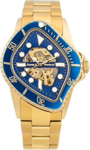 DANIEL&DOUGLAS BROKEN MARINE WATCH DD8811 Automatic Hand Winding Mechanical Skeleton Men's Watch in Saudi Arabia