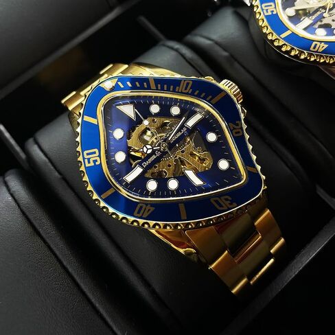 DANIEL&DOUGLAS BROKEN MARINE WATCH DD8811 Automatic Hand Winding Mechanical Skeleton Men's Watch in Saudi Arabia