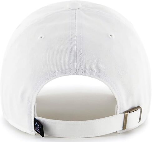 '47 MLB White Clean Up Adjustable Hat Cap, Adult One Size (Miami Marlins White) in Saudi Arabia