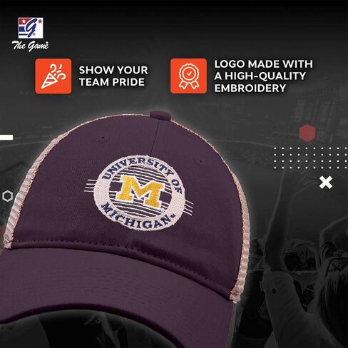 لعبة NCAA Snapback - Patch Meshback - راحة كلاسيكية - حجم قابل للتعديل - دع الجميع يعرفون الفريق الذي تدعمه in Kuwait