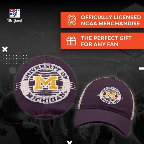 لعبة NCAA Snapback - Patch Meshback - راحة كلاسيكية - حجم قابل للتعديل - دع الجميع يعرفون الفريق الذي تدعمه in Kuwait