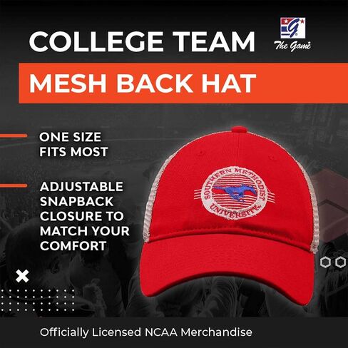 لعبة NCAA Snapback - Patch Meshback - راحة كلاسيكية - حجم قابل للتعديل - دع الجميع يعرفون الفريق الذي تدعمه in Kuwait
