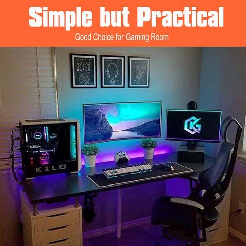 شاشة تثبيت على الحائط لمعظم شاشات التلفاز مقاس 14-24 بوصة، تصميم نحيف منخفض يناسب شاشات 13 15 17 19 20 21.5 24 بوصة مقاس يصل إلى 100 × 100 مم ويتحمل ما يصل إلى 33 رطلًا، دعامة تثبيت صغيرة للشاشة in Kuwait