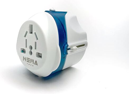 NemaTech Universal Worldwide Travel Adapter (4 Piece Kit w/Carrying Case) in Saudi Arabia