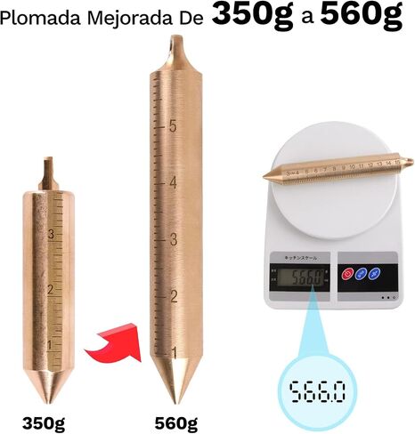 Oil Gauging Tape with 560g/20oz Plumb bob, Explosion-Proof Oil Tank Gauging Tapes with Ground Strap, Double Duty Stainless Steel Sounding Tape with Brass Plumb Bob-15M in Saudi Arabia