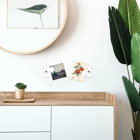 لوحة إعلانات مغناطيسية من Three by Three Seattle مقاس 24 × 3 بوصة بشريط معدني بدون إطار مع 12 مغناطيسًا للمذكرات والصور والقوائم والمزيد في ديكور المكتب أو المنزل أو المدرسة (غير قابل للصدأ) in Kuwait