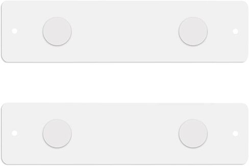 لوحة إعلانات مغناطيسية من Three by Three Seattle مقاس 24 × 3 بوصة بشريط معدني بدون إطار مع 12 مغناطيسًا للمذكرات والصور والقوائم والمزيد في ديكور المكتب أو المنزل أو المدرسة (غير قابل للصدأ) in Kuwait