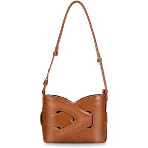 Shoulder Bag Purse PU Crossbody Bucket Bags Small Trendy Designer Luxury Handbag Faux Leather Satchel for Women