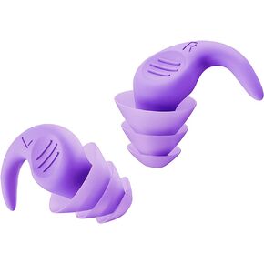 Noise Reduction Ear Plugs Silicone Ear Plugs for Sound Blocking Sleeping 1 Pair Noise Reduction Soft Comfortable Silicon Earplugs for Concert Construction Shooting Sleeping Travel (Orange)