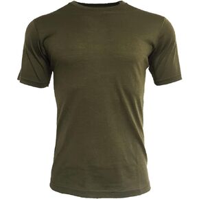 SHEEP RUN Men's Merino Wool Lightweight Hiking Running Workout Breathable Base Layer T Shirt
