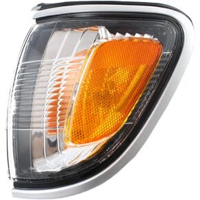 For Toyota Tacoma 2001 2002 2003 2004 Parking Side Marker Light Assembly Driver and Passenger Side | Pair Silver(1C8) | TO2520162 | TO2521162 | 81620-04090-B0