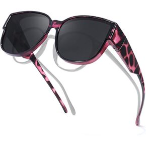 Myiaur Polarized Fit Over Glasses Sunglasses for Women - Trendy Sun Glasses to Go Over Eyeglasses UV400 Protection