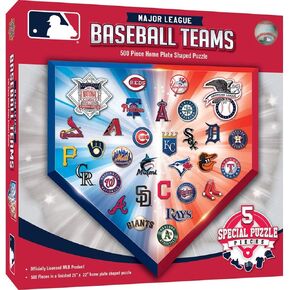 MasterPieces MLB1010: لغز على شكل لوحة رئيسية مكونة من 500 قطعة من شعارات فريق MLB