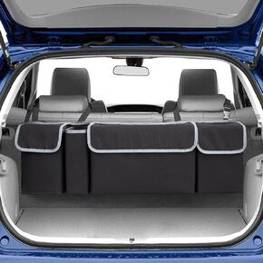 Car Trunk Organizer, Backseat Hanging Organizer with 4 Large Storage Bag-Car Seat for SUV,Trunk,Space Saving Expert