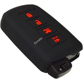 Silicone Remote Key Fob Cover Protector compatible with Toyota Camry Corolla Highlander RAV4 Sequoia 2013-2020