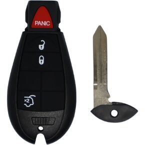 M3N5WY783X IYZ-C01C 433 Mhz 5 Button Keyless Entry Remote Key Fob for Jeep Grand Cherokee 2008-2012 for Jeep Commander 2008-2010 Replace 05026100AD 05026101AD 05026197AD