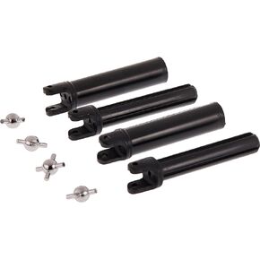 Traxxas 1951 Half Shafts, Long Truck (external-splined (2) & internal-splined (2) metal U-joints (4)