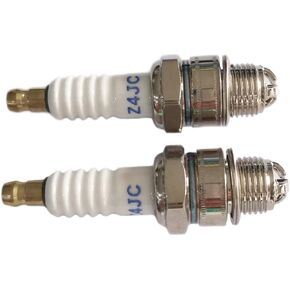 2PCS High performance 3 Prong Spark Plug M4×1.25, Z4JC for 2 stroke engine kits 66cc/80cc gas motorized bicycle