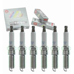 6 pc NGK Laser Iridium Spark Plugs compatible with Mazda CX-9 3.5L 3.7L V6 2007-2015