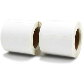 40 * 20mm (1.57"*0.79") White Thermal Labels Compatible with Marklife P50 Portable Label Maker 300Pcsx 2 Roll per Pack