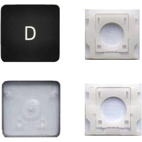 Replacement Individual D Key Cap and Hinges are Applicable for MacBook Pro/Air A2141 A2251 A2289 A2179 A2337 A2338 A2442 A2485 A2779 A2780 A2941 A2918 A2992 A2681 A2941 2019-2023 Year
