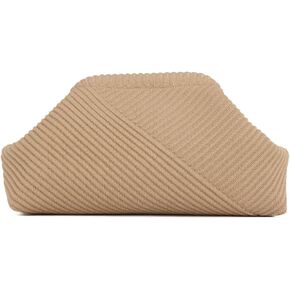 Oweisong Woven Clutch Purses for Women Cloud Pouch Dumpling Bag Crochet Crosbody Tote Handbag for 2024 Summer