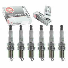 6 pc NGK V-Power Spark Plugs compatible with Nissan Pathfinder 3.3L V6 1996-2000