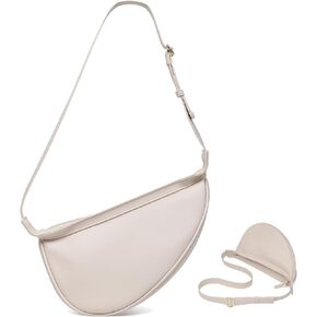 Crossbody Bags for Women, Vegan Leather Trendy Hobo Sling Crossbody Bag with Adjustable Shoulder Strap