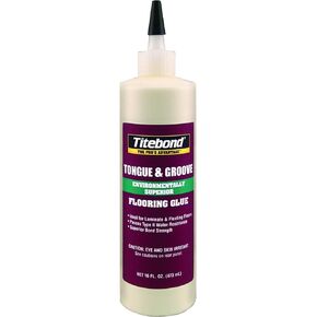 Titebond 2104 Tongue and Groove Glue Bottle, 16 oz, White
